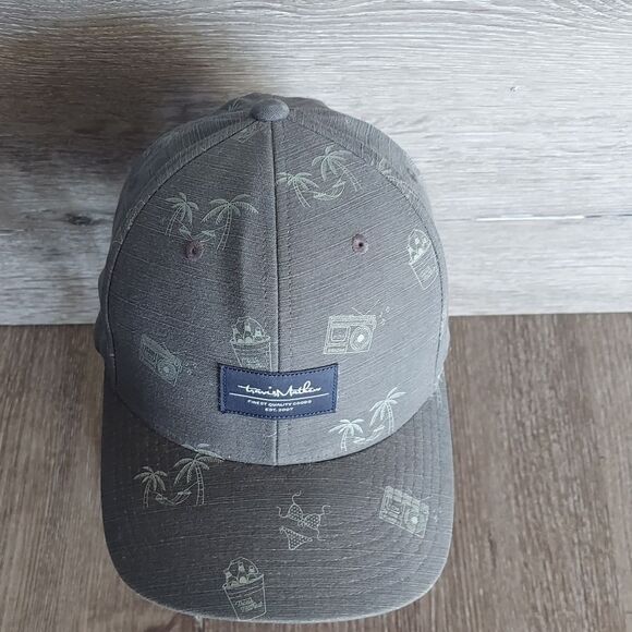 Travis Mathew Timeshare Snapback Hat - Gray - Picture 2 of 6